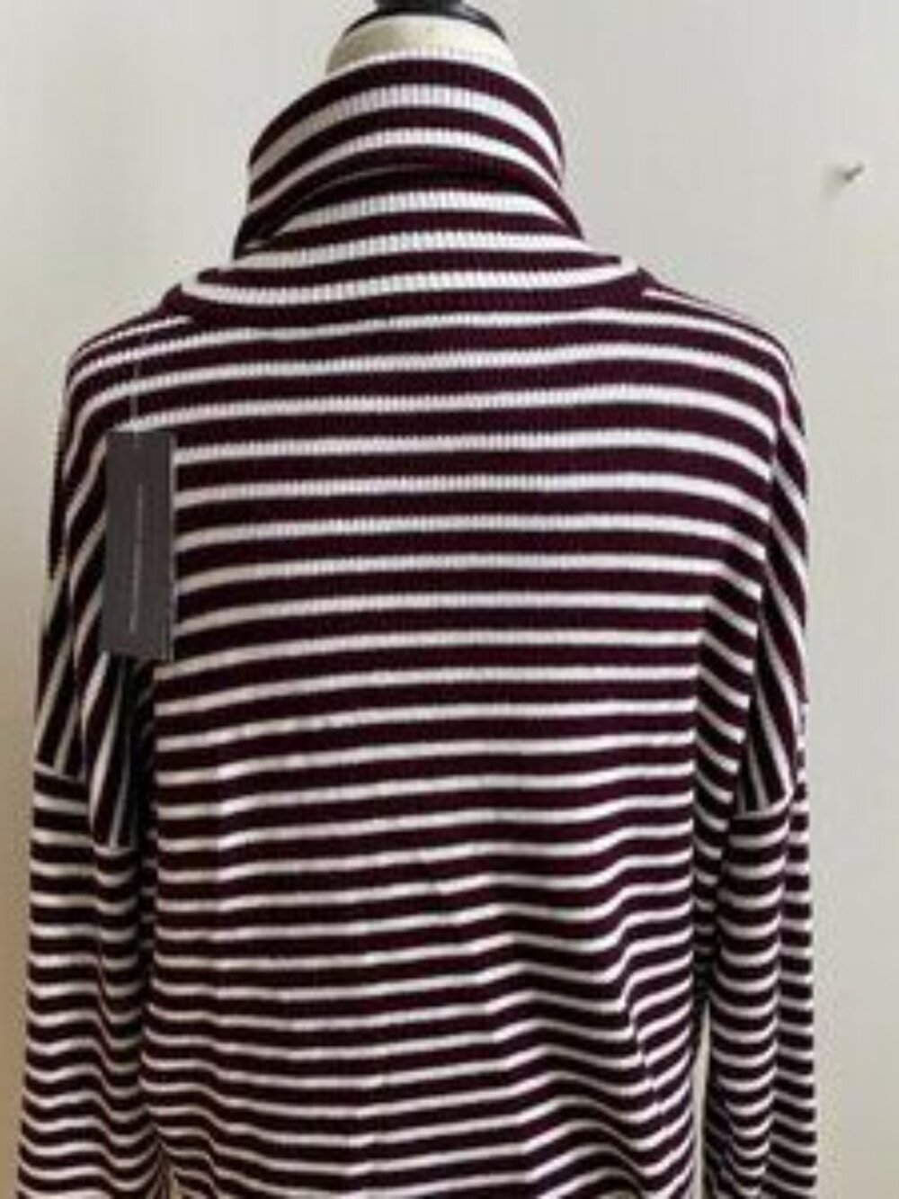 french Connection BNWT Cowl Stripe Ribbed Sweater - Picture 4 of 12
